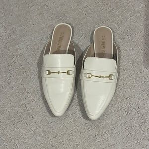 Designer Mule Dupes!!! White Mules